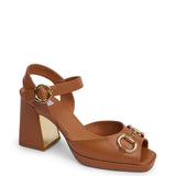 KATHRYN WILSON - Trixie Heel - Walnut Calf