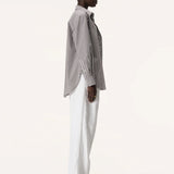 Elka Collective - Farah Shirt - Chocolate Stripe