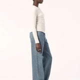 ELKA COLLECTIVE - Nola L.S Top - White Marle