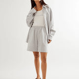 COMMONPLACE ESSENTIALS - Beech Cottage Shirt - Black / White Stripe