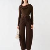 ESMAEE - Pinnacle Knit Top - Chocolate