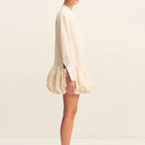 SHONA JOY - Jasper Bubble Shirt Dress - Resin