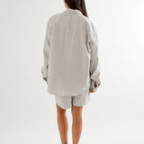 COMMONPLACE ESSENTIALS - Beech Cottage Shirt - Black / White Stripe