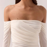 SOVERE / - Myriad Off Shoulder Top - Coconut