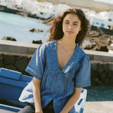 AUGUSTE - Ophelia Blouse - Blue