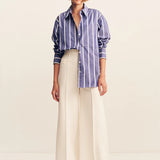 SHONA JOY - Cambridge Shirt - Chambray Blanc