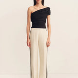 SHONA JOY - Billie Contrast Pant - Ecru