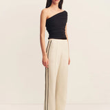 SHONA JOY - Billie Contrast Pant - Ecru