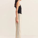 SHONA JOY - Billie Contrast Pant - Ecru