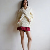 COMMONPLACE ESSENTIALS - Fisherman Knit - Butter