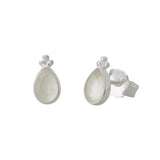 MURKANI - Loved Always Faceted Moonstone Earring | Silver