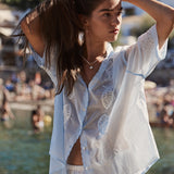 AUGUSTE - Sardine Blouse - Blue