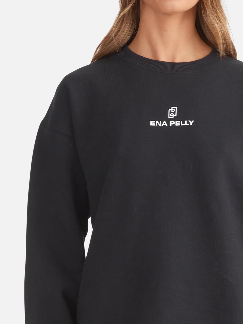 ENA PELLY - Lexi Monogram Sweater - Black