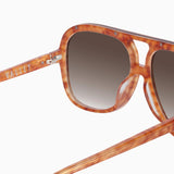 VALLEY EYEWEAR - Bang Bang - Tiger Tort w. Gold Metal / Brown Gradient Lens