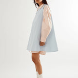 COMMONPLACE ESSENTIALS - Margie Pinny Dress - Baby Blue