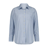 COMMONPLACE ESSENTIALS - Good Days Shirt - Blue /White Stripe