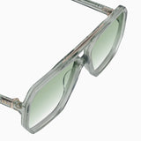 VALLEY EYEWEAR - Rodeo - Transparent Sage w. Gold Metal / Light Green Lens