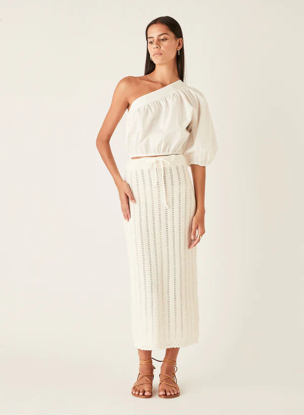 Esmaee - Aegean Skirt - White