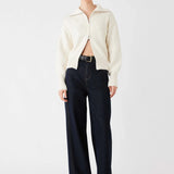 ESMAEE - Elevation  Zip Cardi - Cream