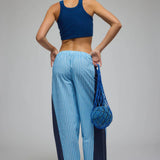 ARAMINTA JAMES - AJ Rib Crop Top - Night Sail