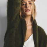 WORLD OF NOMADS - Sophia Cardigan - Moss