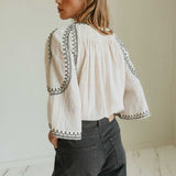 INDI & COLD - Camisa - Crudo Embroidery