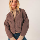 INDI & COLD - Cazadora - Tabaco