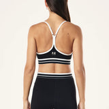 P.E NATION - Advantage Sports Bra - Black / Whisper White