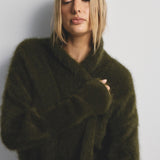 WORLD OF NOMADS - Sophia Cardigan - Moss