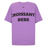 ARAMINTA JAMES - Croissants Bebe Tee - Washed Violet