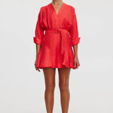 ACLER - Fairyhill Mini Dress - Chilli