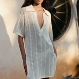 SHONA JOY - Arlo Relaxed Polo Top - Ivory