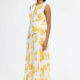 ACLER - Rhodes Midi Dress - Ivory Calla Lily