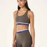 P.E NATION - Avant Sports Bra - Major Brown