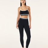 P.E NATION - Avant F/L Legging - Black / Whisper White