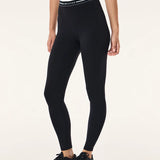 P.E NATION - Avant F/L Legging - Black / Whisper White