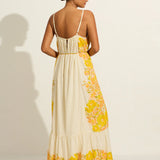 AUGUSTE - Azariah Maxi Dress - White / Gold