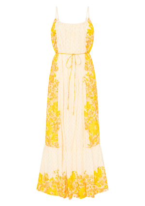 Auguste - Azariah Maxi Dress - White / Gold
