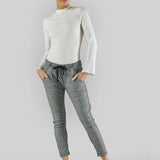 DRICOPER - Active Check Jeans - Cobalt Blue Check