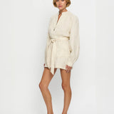 KIVARI - Ada Playsuit - Cream