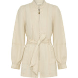 KIVARI - Ada Playsuit - Cream