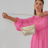 ARLINGTON MILNE - Agnes Bag - Gold Weave