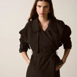 ESMAEE - Metro Trench Coat - Chocolate