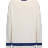 ARAMINTA JAMES - A.J V-Neck Knit Sweater - Coconut