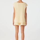 ARCAA - Poppy Tie Side Top - Butter