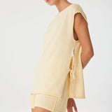 ARCAA - Poppy Tie Side Top - Butter