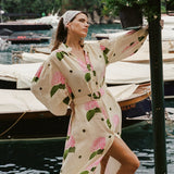PALM NOOSA - Noddy Dress - Portofino Polka Dot