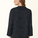 ROWIE - Atta Jacquard Tang Shirt - Noir Floral