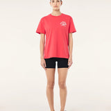P.E NATION - Backspin 2.0 Relaxed Tee - Strawberry