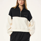 P.E NATION - Boundless Zip Neck - Whisper White